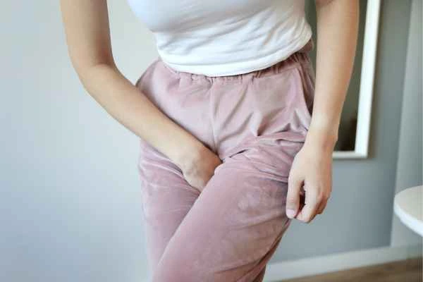 woman struggling with urine incontinence Eaton