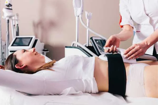woman having body sculpting to help improve her body image and her mental health Eaton