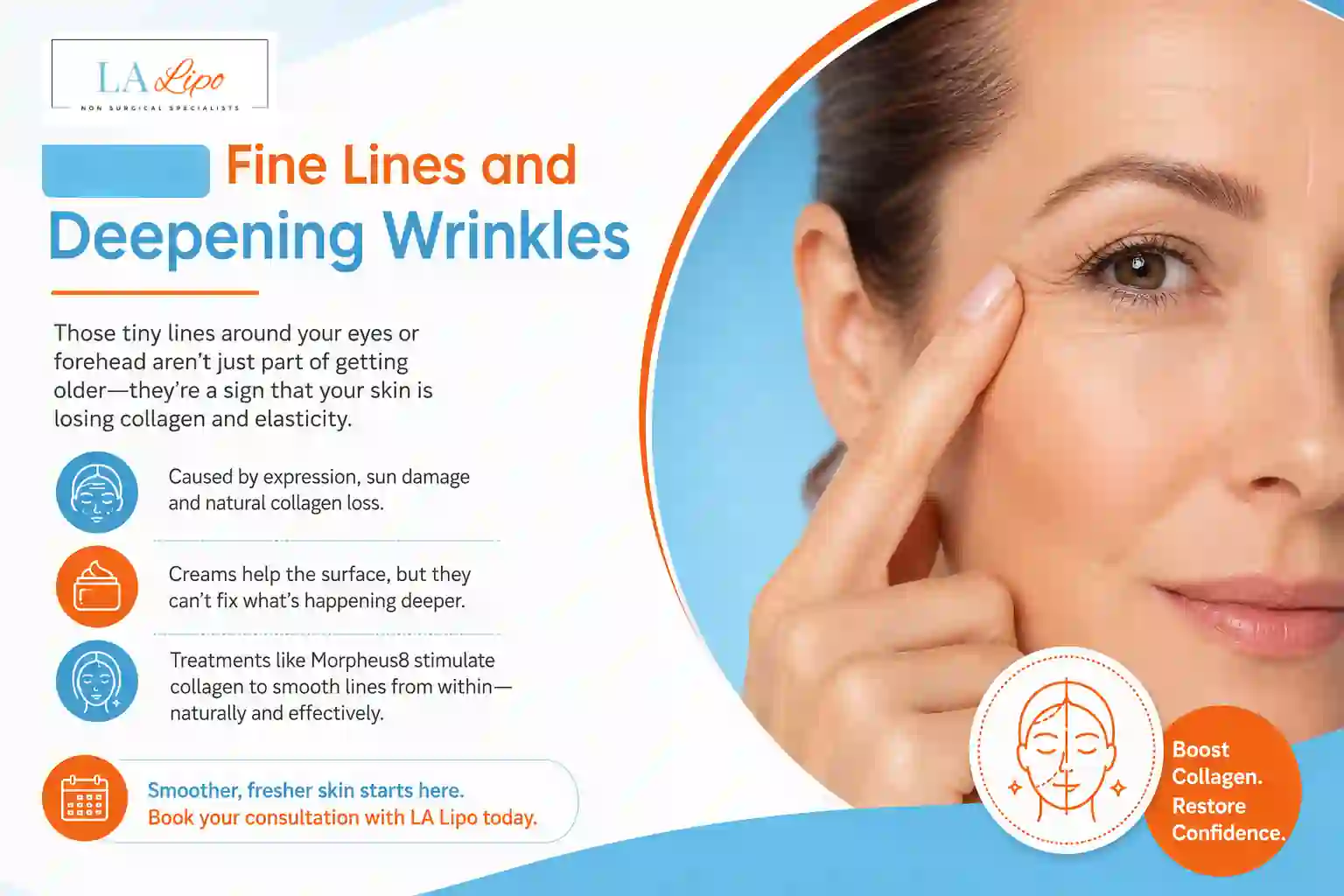 Sign #2: Fine Lines and Deepening Wrinkles Eaton
